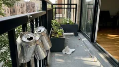 How hanging soda cans can help keep pigeons off your balcony